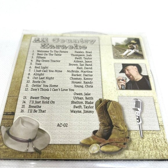 ALL COUNTRY  KARAOKE CDG Volume 2 Compact Disc Digital Audio - Picture 2 of 2